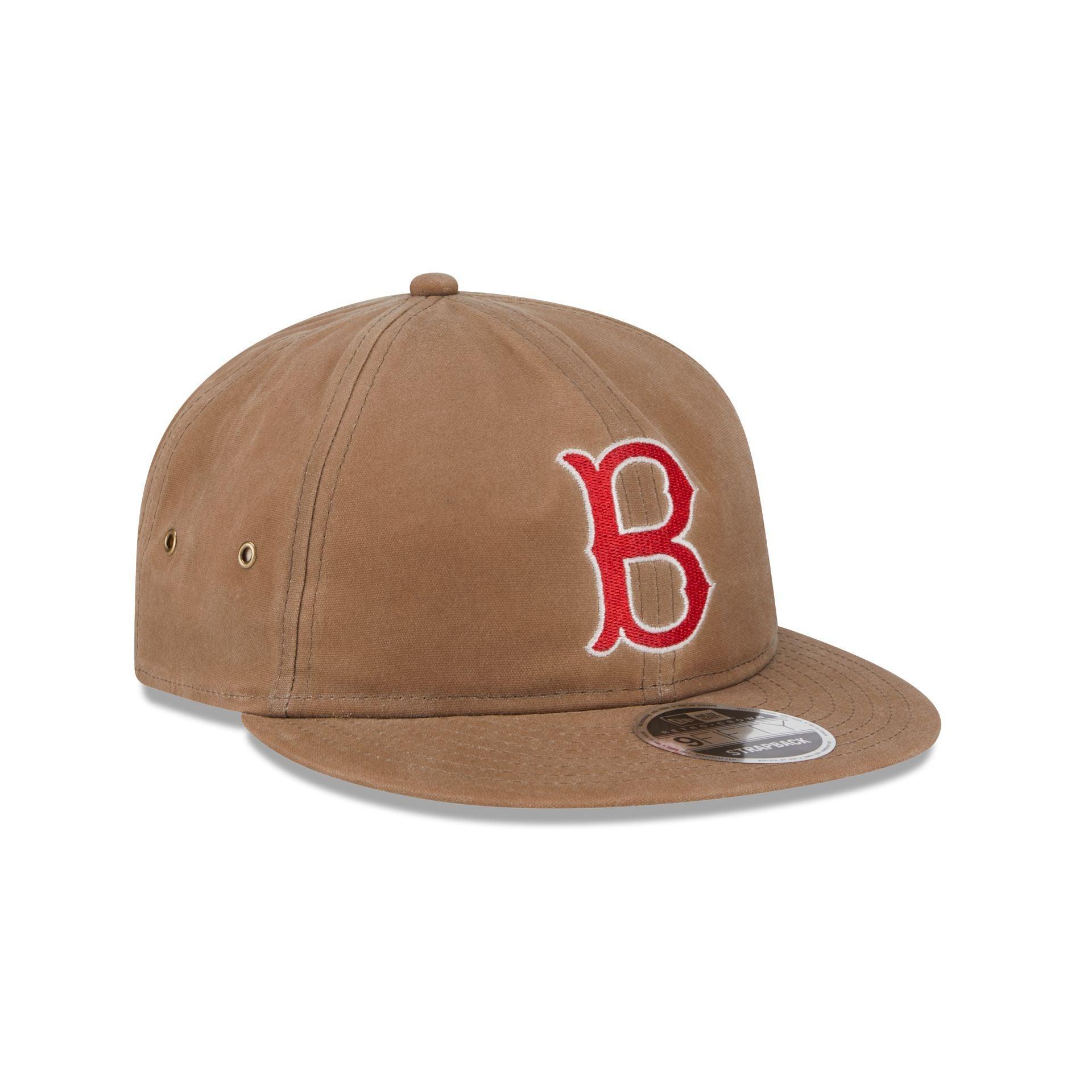 Boston Red Sox Khaki Retro Crown 9FIFTY Adjustable Hat Male Product Image