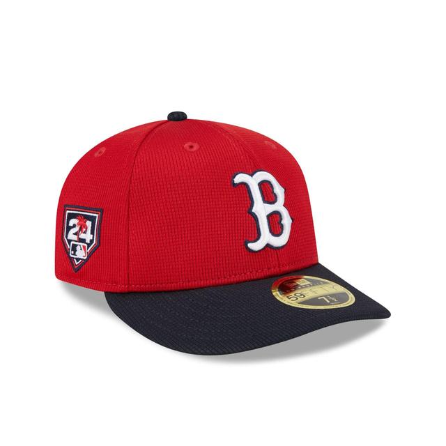 Boston Red Sox 2024 Spring Training Low Profile 59FIFTY Fitted Hat Male Product Image