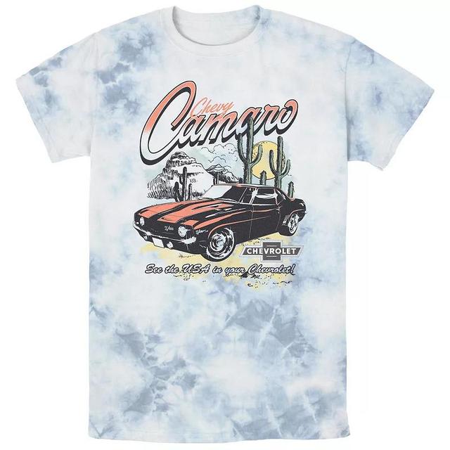 Mens Chevrolet Camaro See The USA Bombard Wash Graphic Tee Product Image