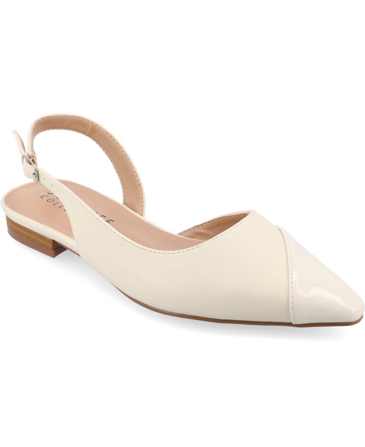 Journee Collection Womens Daphnne Slingback Pointed Toe Flats Product Image