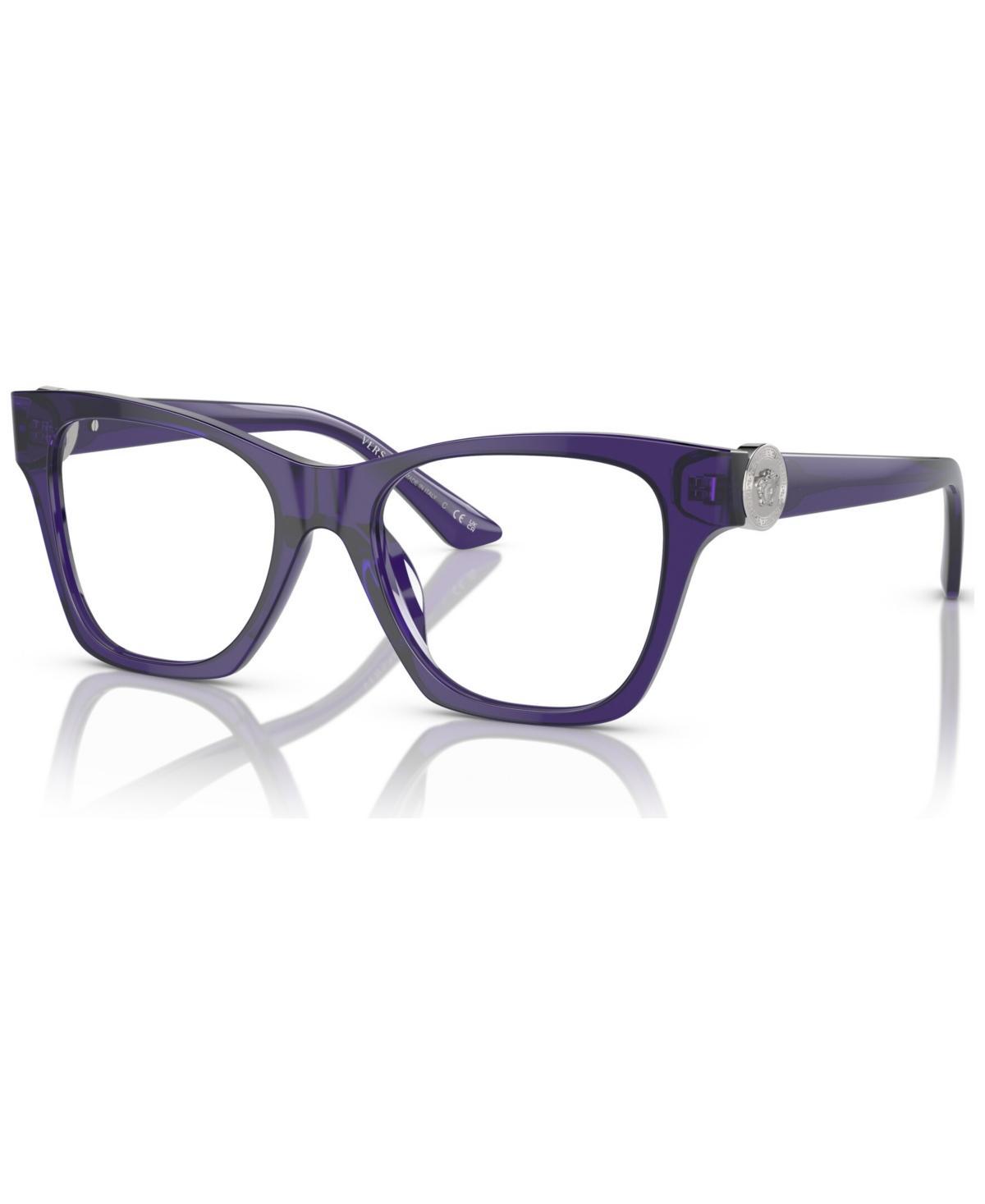 Versace Womens Eyeglasses, VE3341U 50 - Transparent Purple Product Image