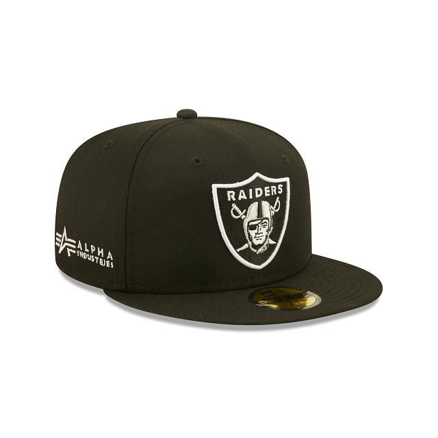 Alpha Industries X Las Vegas Raiders 59FIFTY Fitted Hat Male Product Image