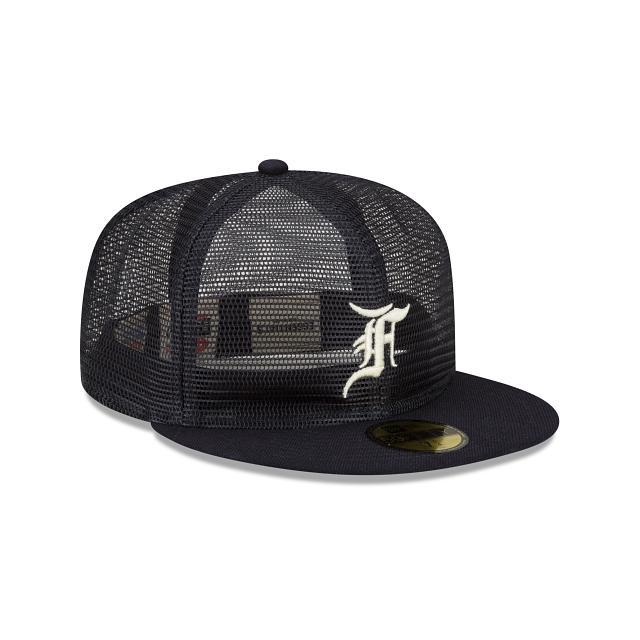 Fear of God Essential Full Mesh Blue 59FIFTY Fitted Hat Male Product Image