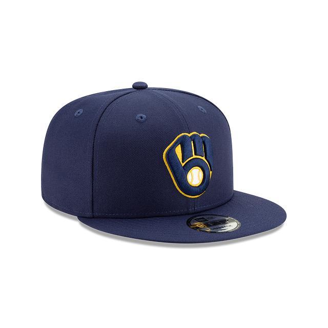 Milwaukee Brewers Basic 9FIFTY Snapback Hat Male Product Image