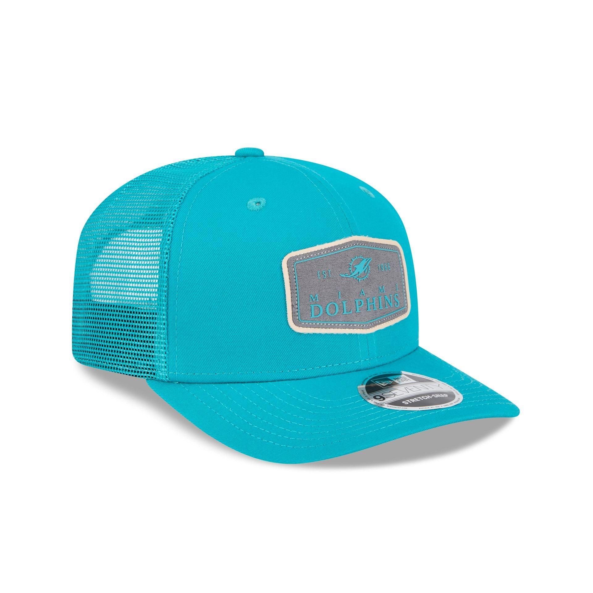 Miami Dolphins Labeled 9SEVENTY Stretch-Snap Hat Male Product Image