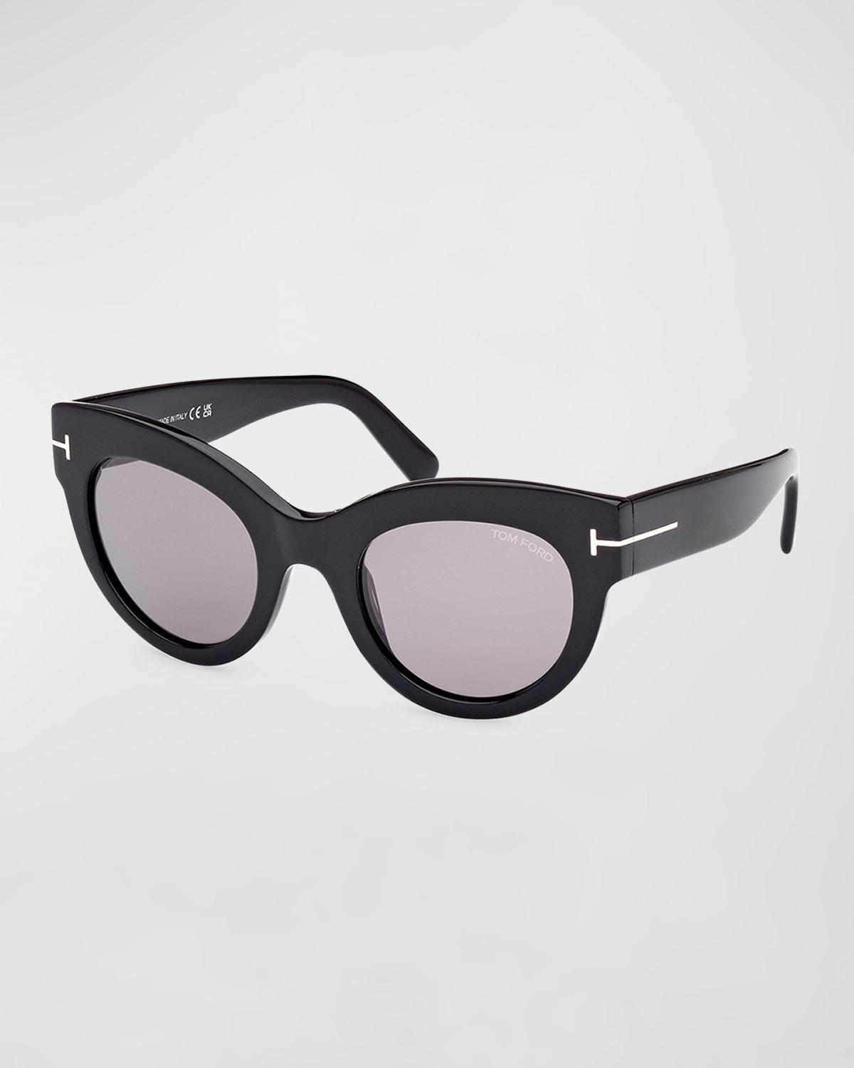 TOM FORD Lucilla 51mm Gradient Cat Eye Sunglasses Product Image