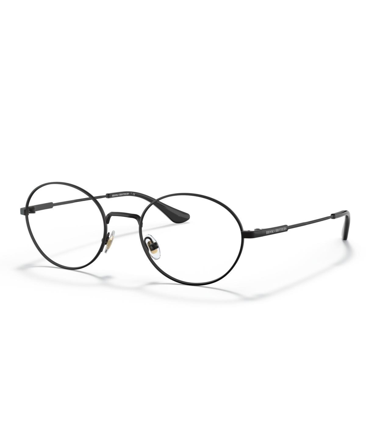 Brooks Brothers Mens Oval Eyeglasses, BB109752-o - Matte Gold-Tone Product Image