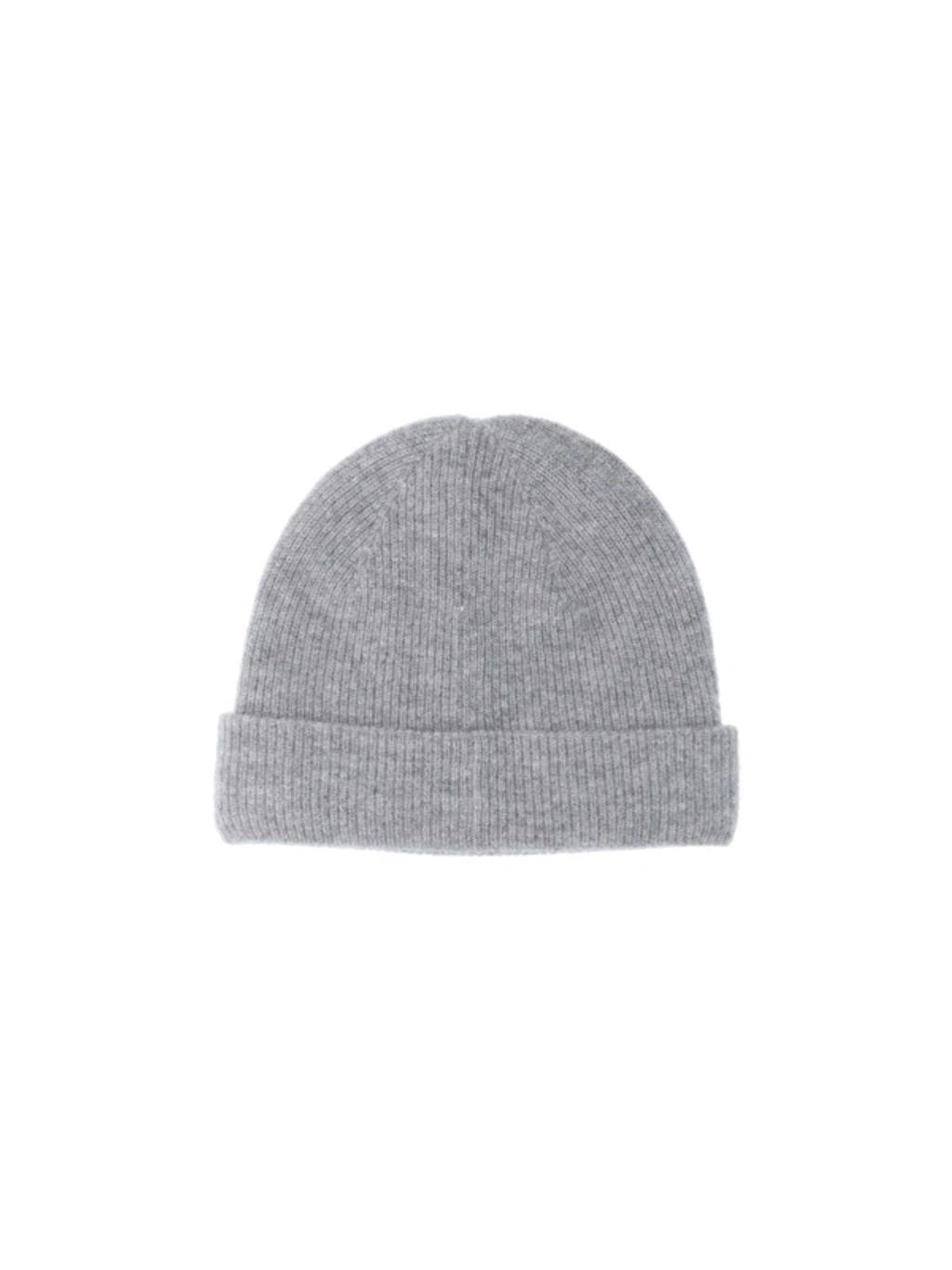 POLO RALPH LAUREN Cashmere Polo Pony Beanie In Gray Product Image