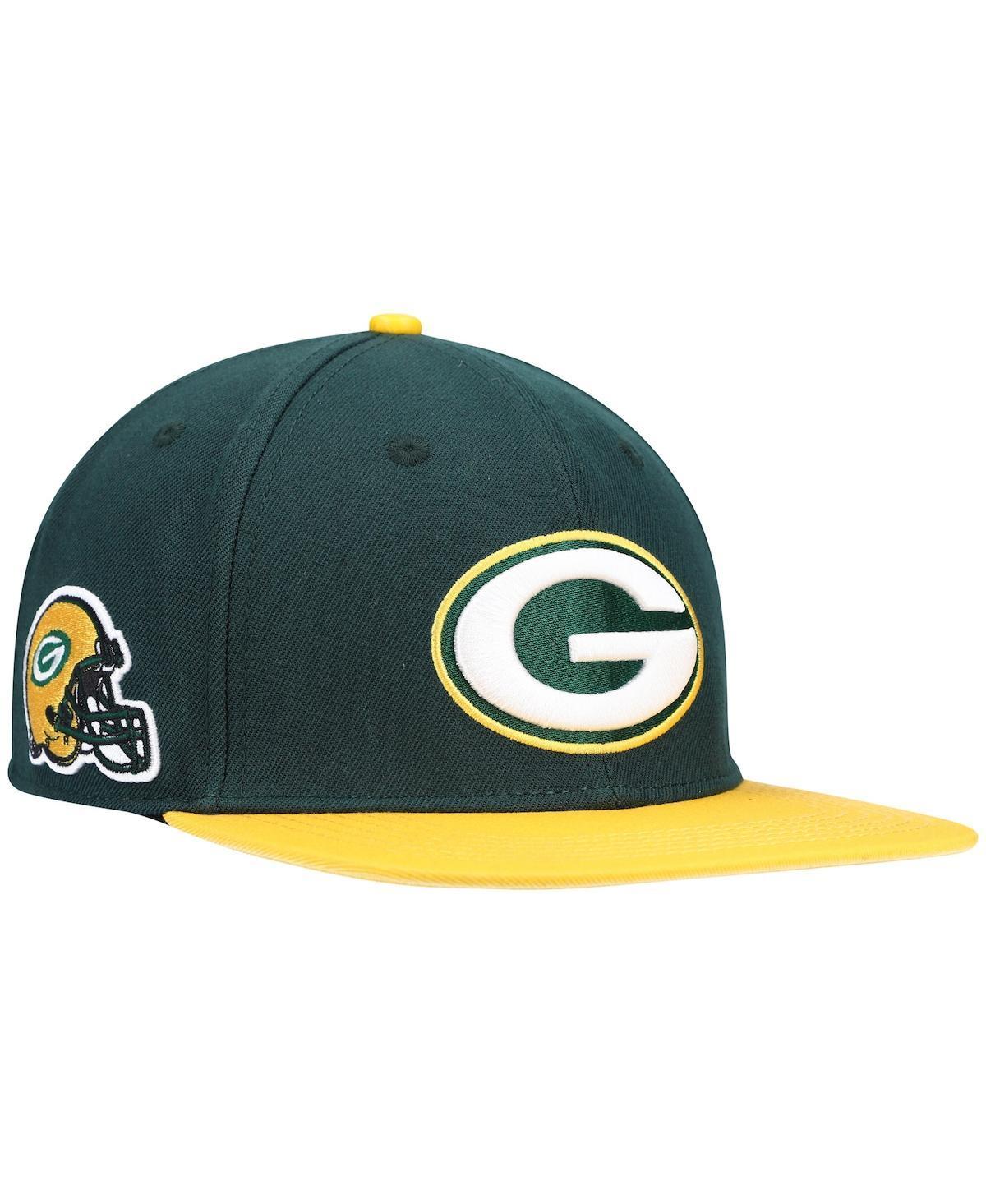 Mens Pro Standard Green Green Bay Packers 2Tone Snapback Hat - Green Product Image