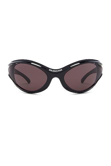 Balenciaga Dynamo Sunglasses in Black Product Image