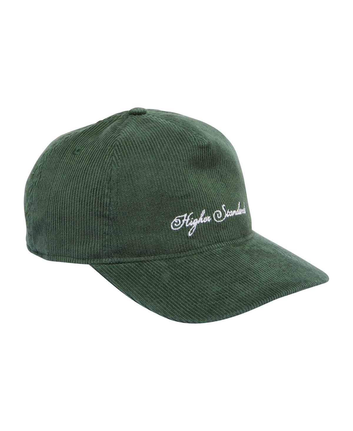 Cotton On Mens 5 Panel Hat - Pineneedle Green Cord Product Image