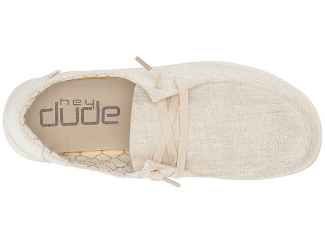 HEYDUDE Womens Wendy Sparkling Metallic Canvas Washable Slip Product Image