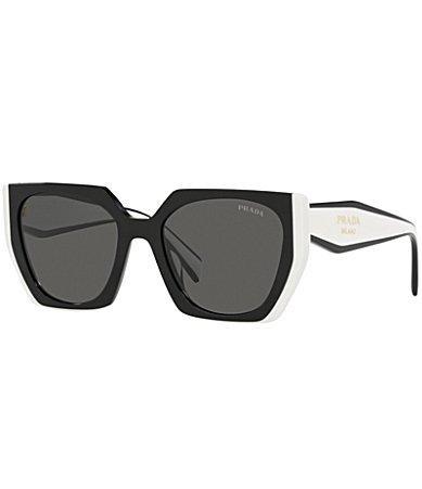 Prada 54mm Gradient Rectangle Sunglasses Product Image