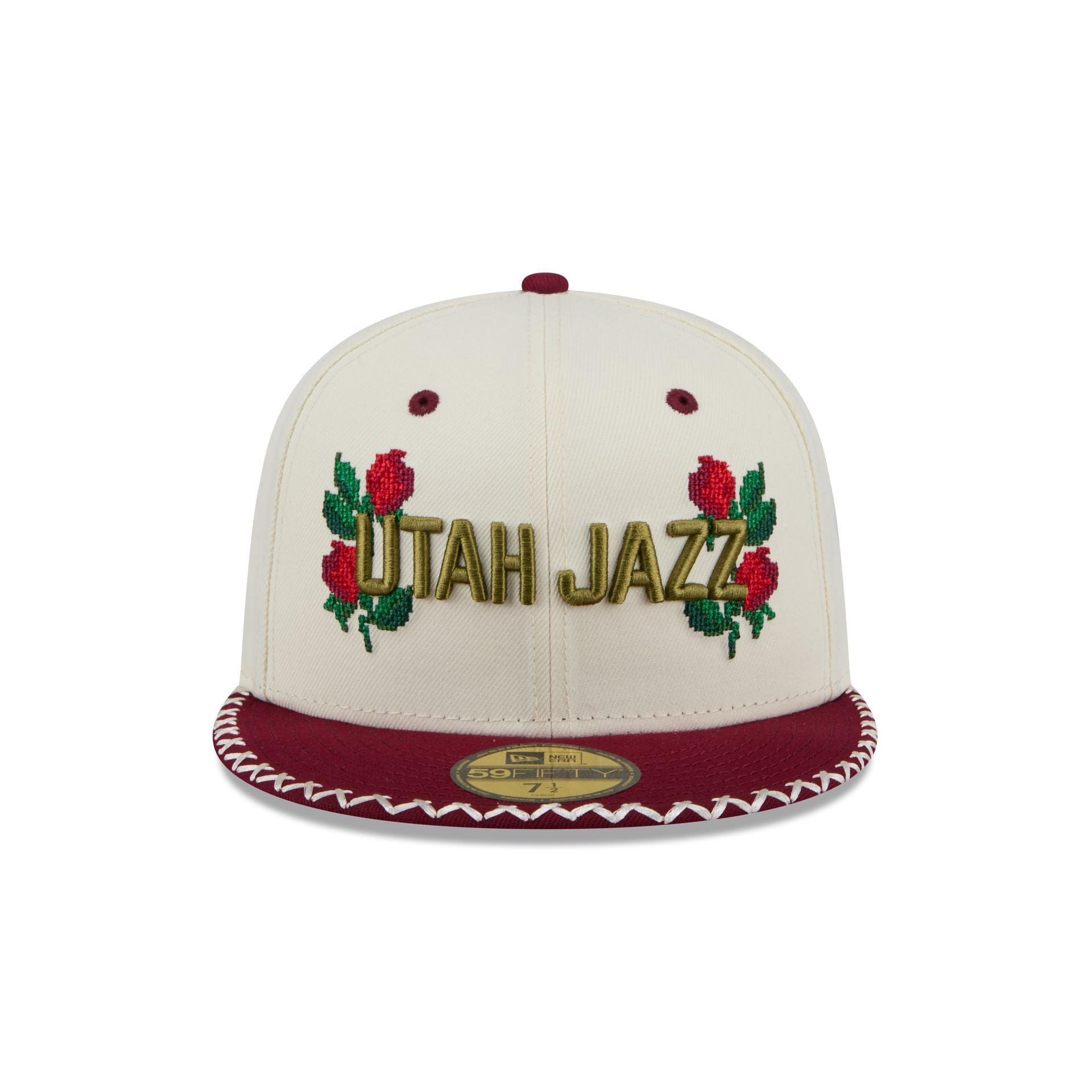 Utah Jazz Novelty Stitch 59FIFTY Fitted Hat Male Product Image