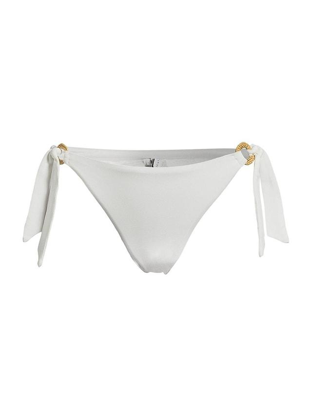 Womens Margot Raffia-Ring Bikini Bottom Product Image