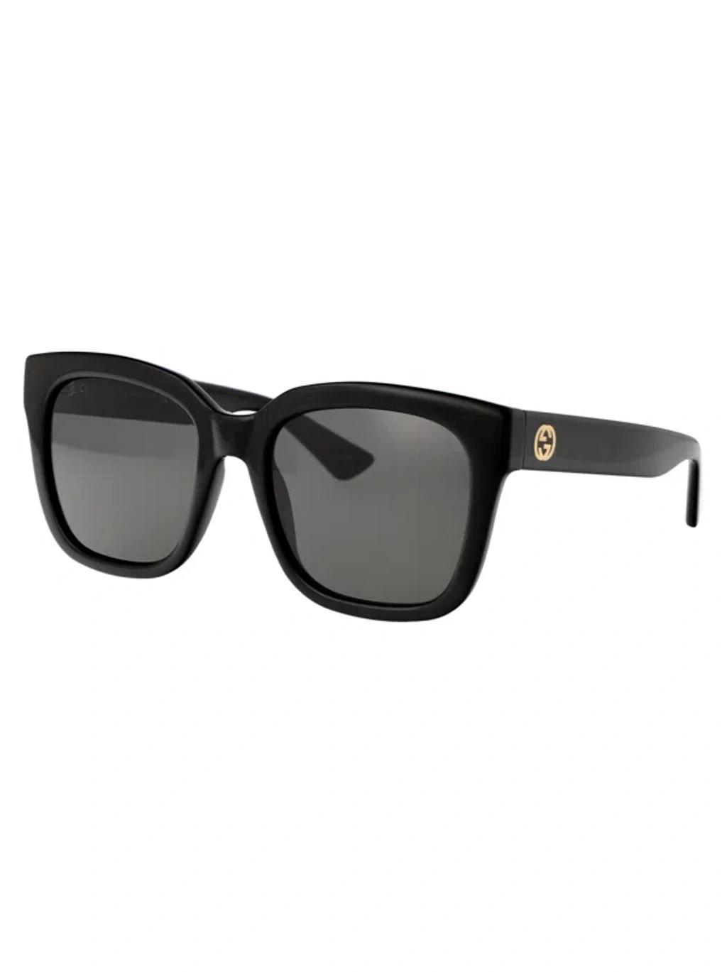 Gg1338s Sunglasses In 001 Black Black Smoke Product Image