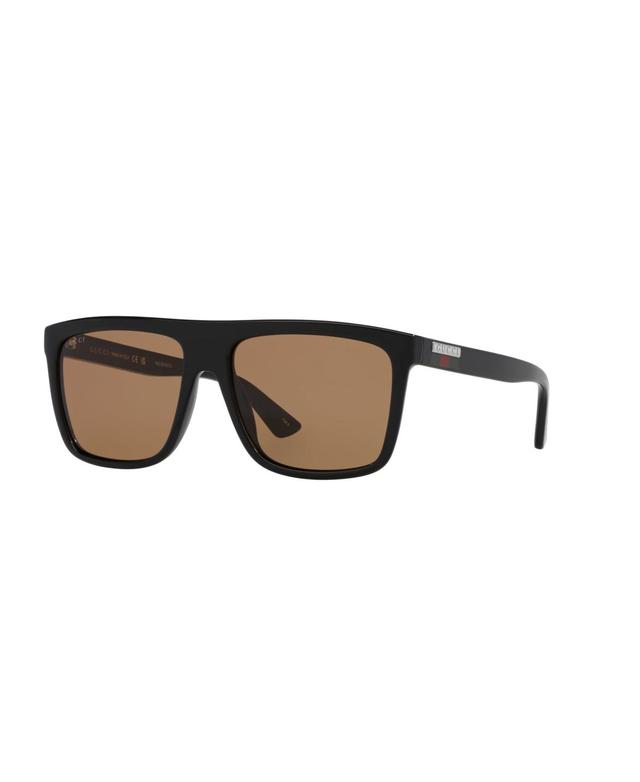 Gucci Mens Rectangular 59mm Sunglasses Product Image