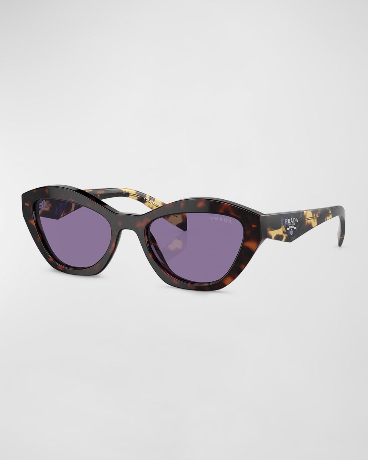 Two-Tone Acetate Cat-Eye Sunglasses Product Image