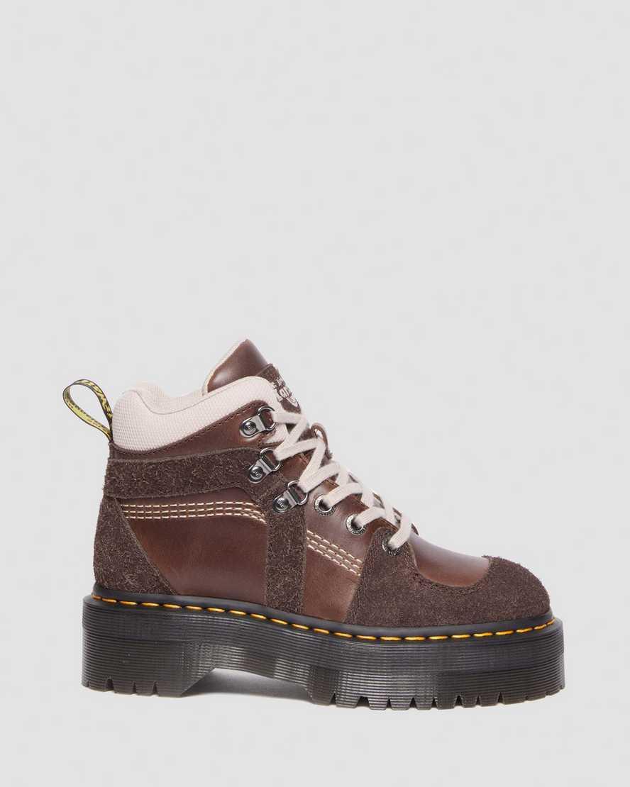 Zuma Leather & Suede Hiker Style Boots Product Image