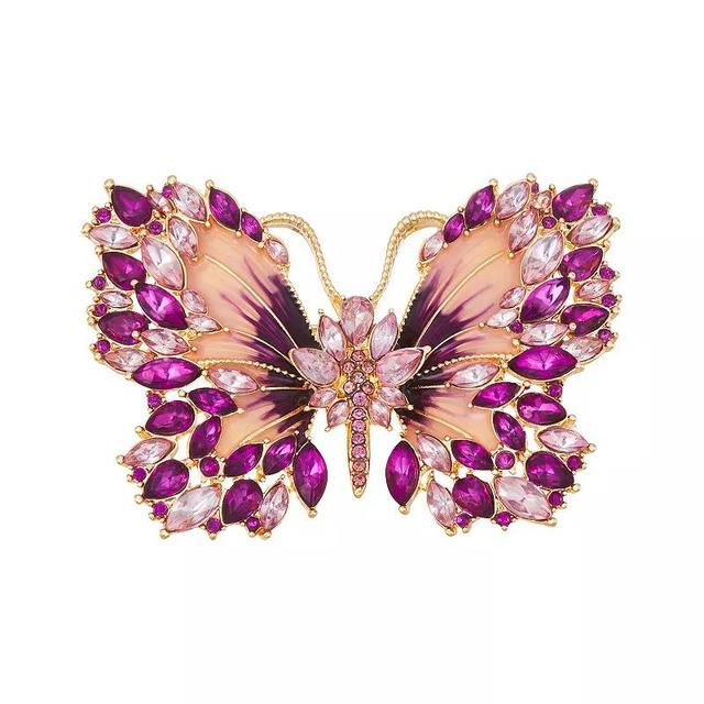 Napier Butterfly Pin, Womens, Pink Product Image