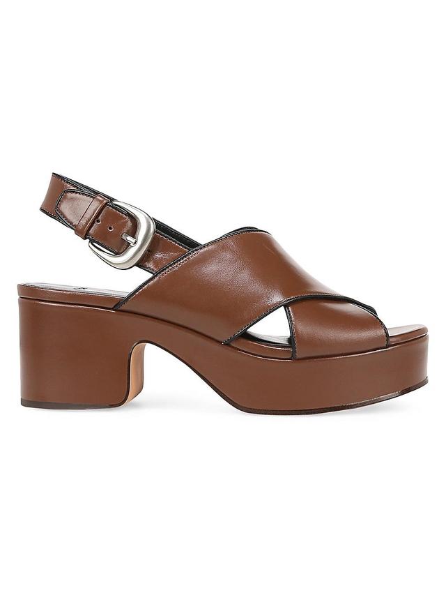 Womens Marlene 60MM Leather Platform Sandals Product Image