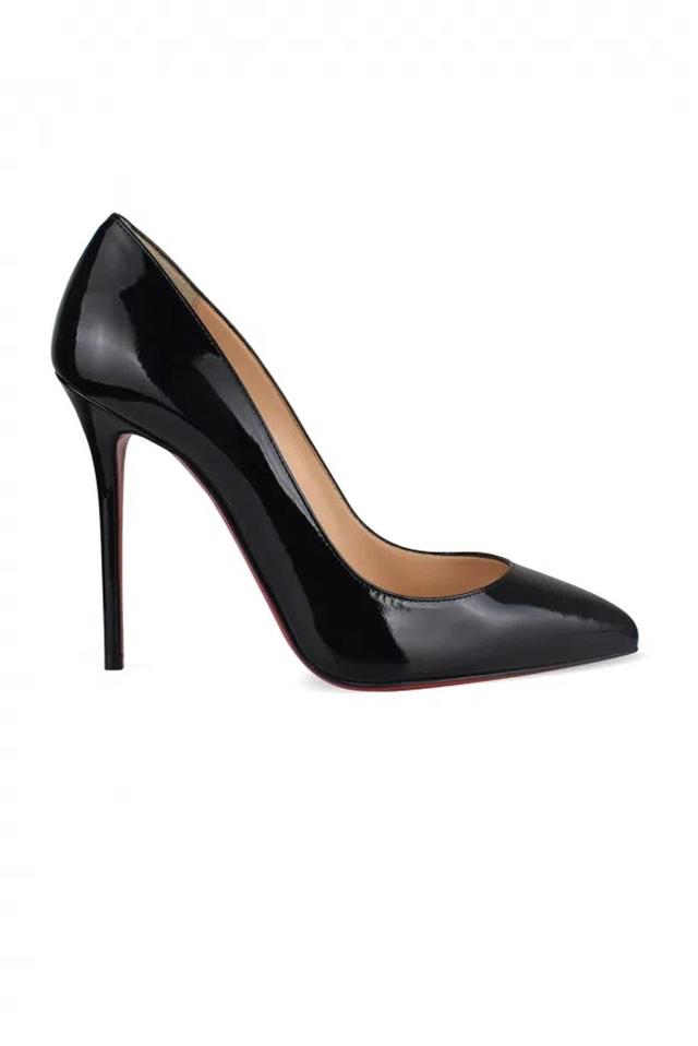 CHRISTIAN LOUBOUTIN Kate 100 Leather Pump In Black Product Image