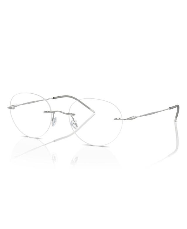 Giorgio Armani Mens Eyeglasses, AR5147 - Matte Silver Product Image