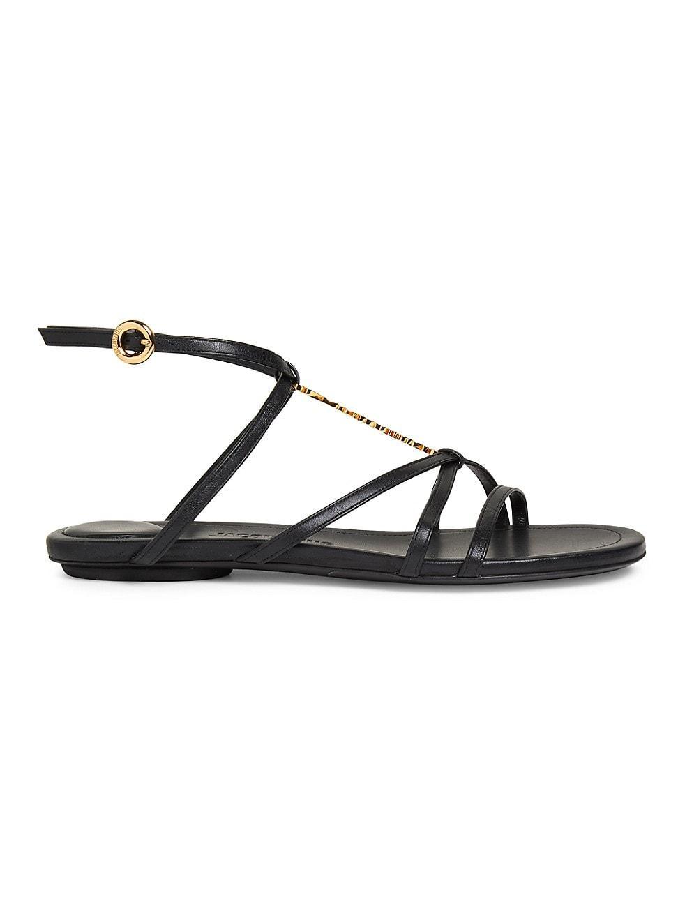 Womens Les Sandales Pralu Leather Ankle-Strap Sandals Product Image