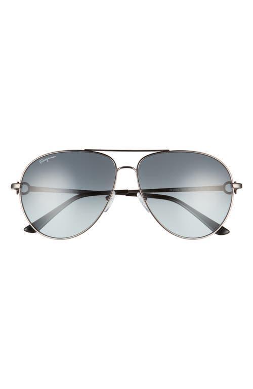 FERRAGAMO 61mm Timeless Aviator Sunglasses Product Image