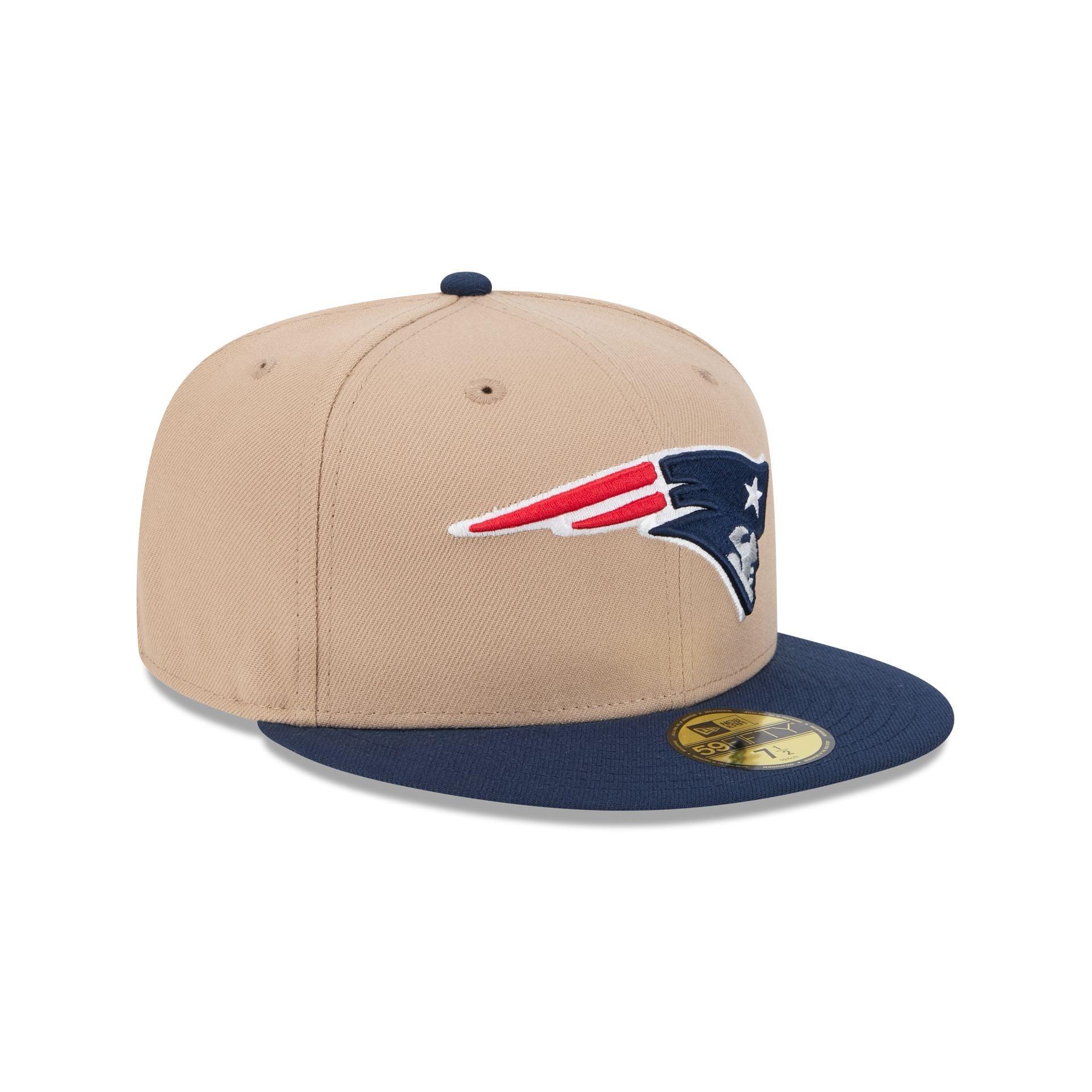 New England Patriots Camel 59FIFTY Fitted Hat Male Product Image