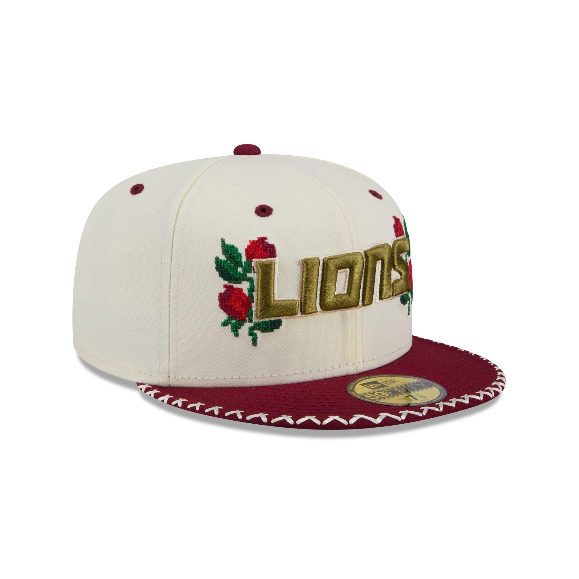 Detroit Lions Novelty Stitch 59FIFTY Fitted Hat Male Product Image