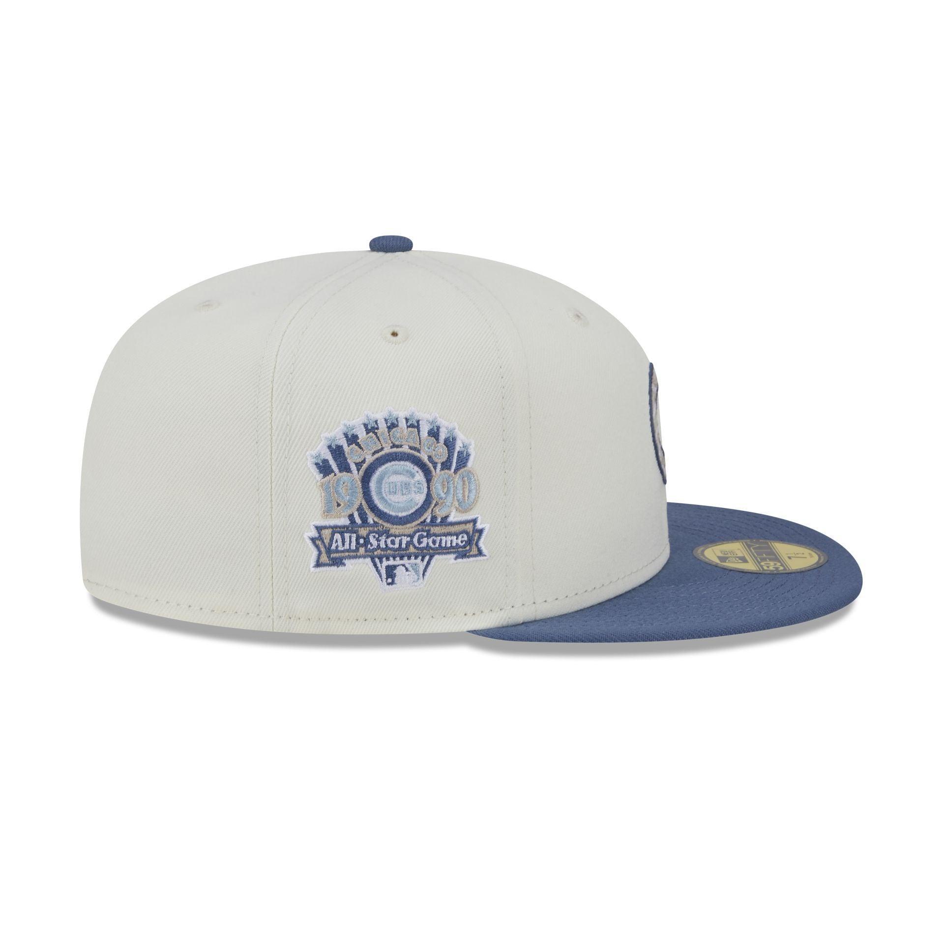 Chicago Cubs Wavy Chainstitch 59FIFTY Fitted Hat Male Product Image