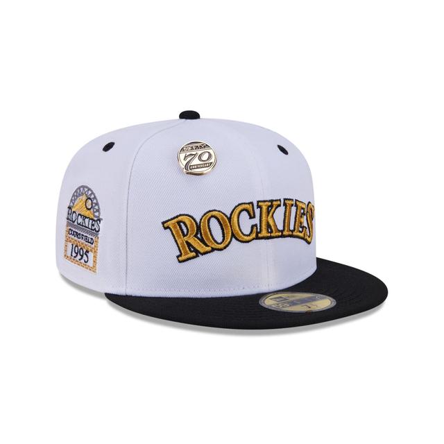 Colorado Rockies 70th Anniversary 59FIFTY Fitted Hat Male Product Image