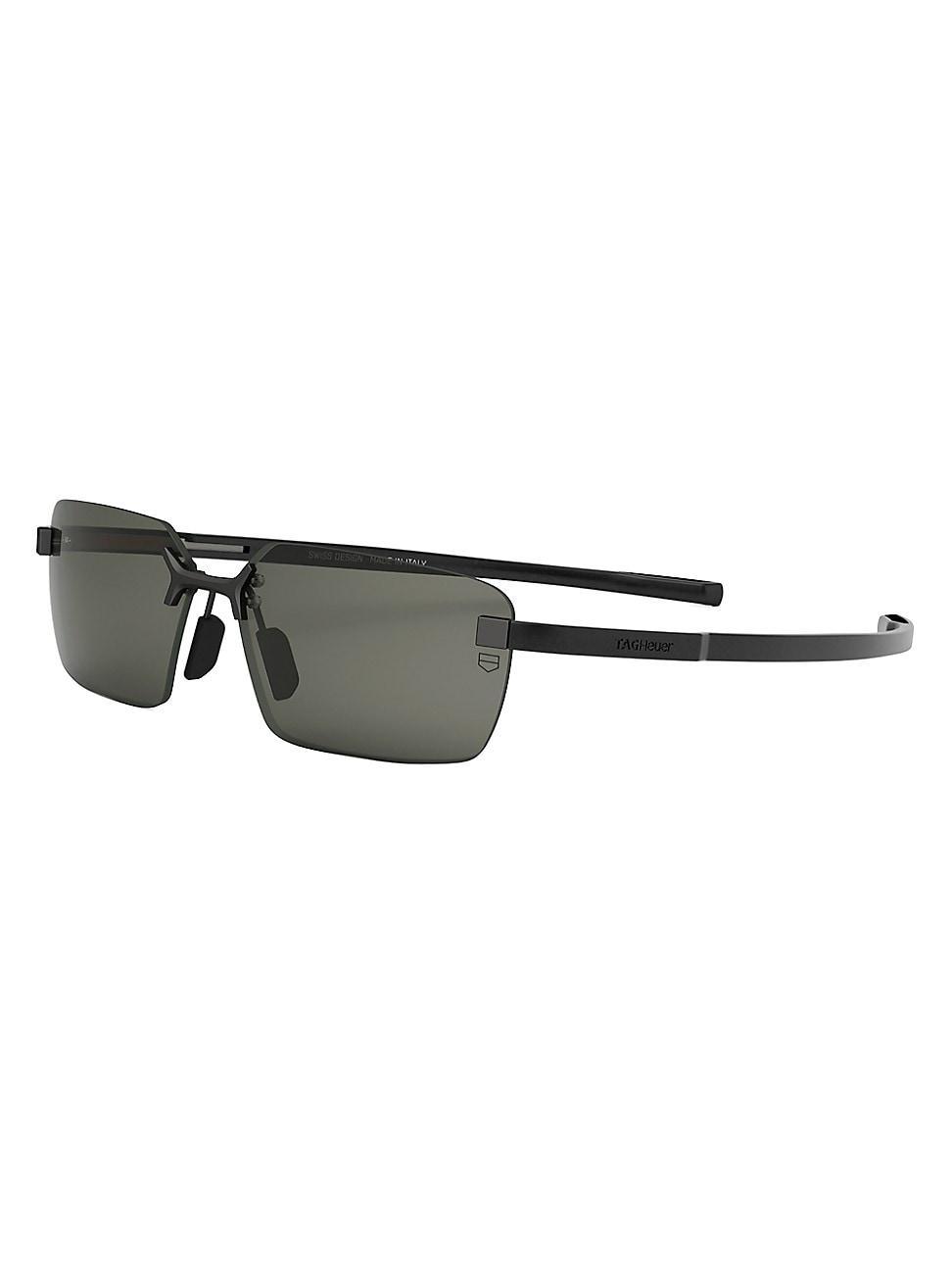 Logo Rectangle Acetate Sunglasses Product Image