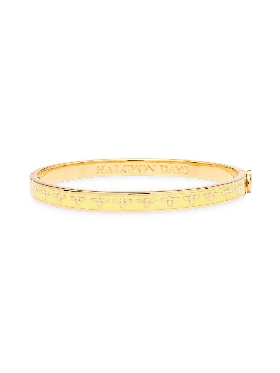 Womens Skinny Bee Hinged Bangle Product Image