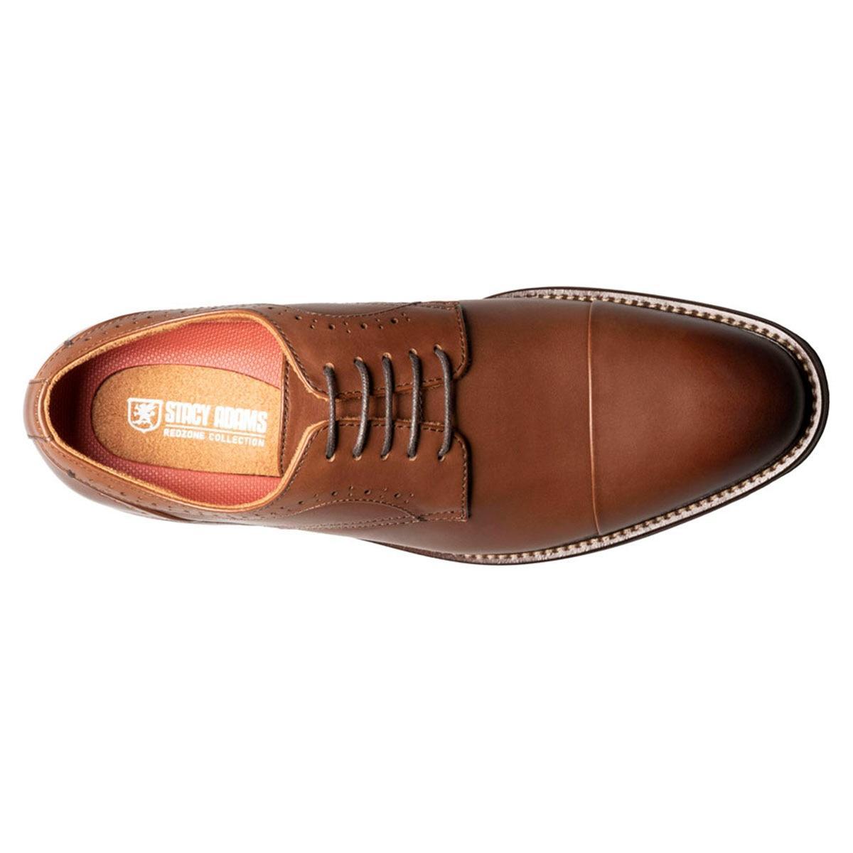 Stacy Adams Maddox Cap Toe Oxford (Chocolate) Men's Shoes Product Image