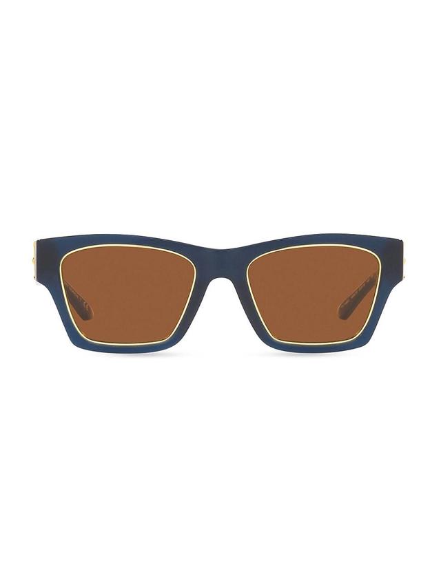 Tory Burch 53mm Rectangular Sunglasses Product Image