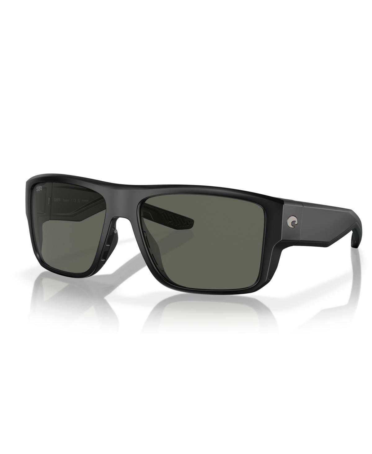 Costa Mens Taxman 59mm Mirrored Rectangle Polarized Sunglasses Product Image