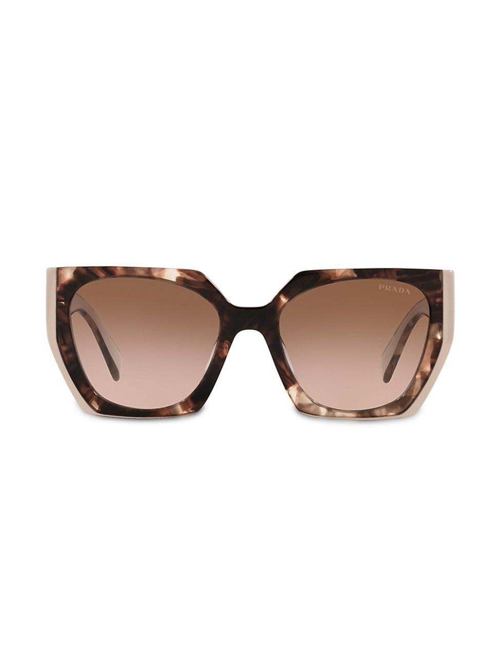 Womens 54MM Cat Eye Sunglasses Product Image