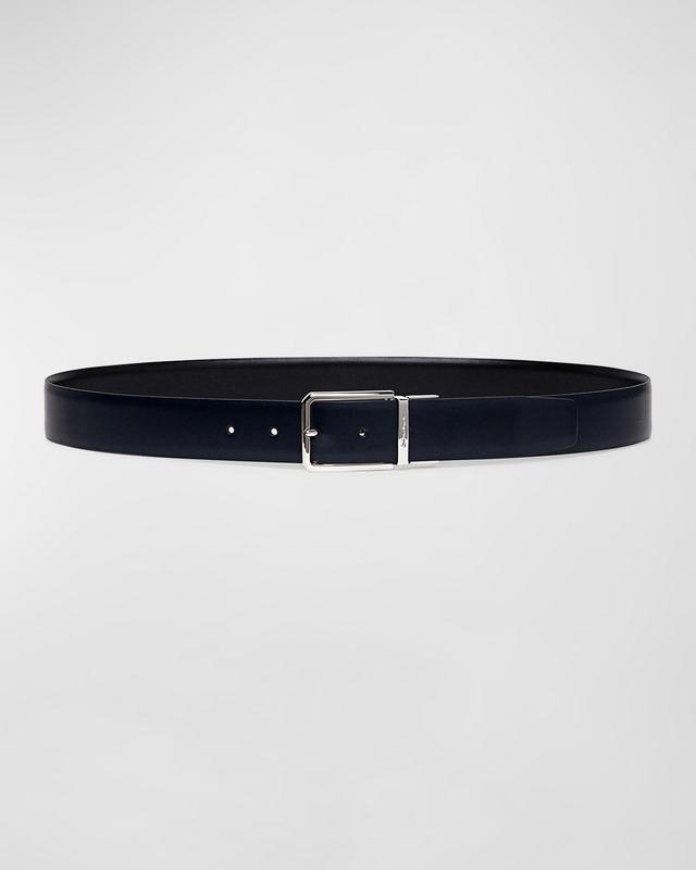 Mens Reversible Leather Dress Belt Product Image