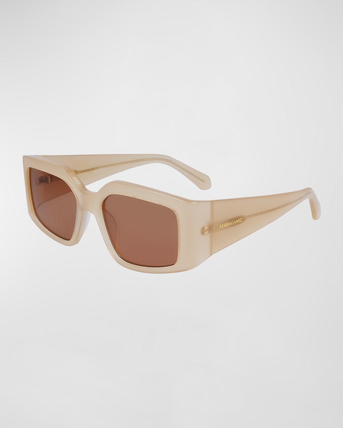 FERRAGAMO Classic Logo 54mm Modified Rectangular Sunglasses Product Image