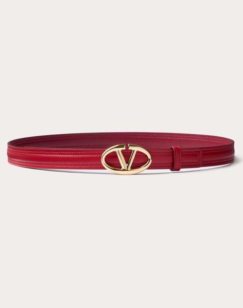 THE BOLD EDITION VLOGO SHINY CALFSKIN BELT 20 MM Product Image