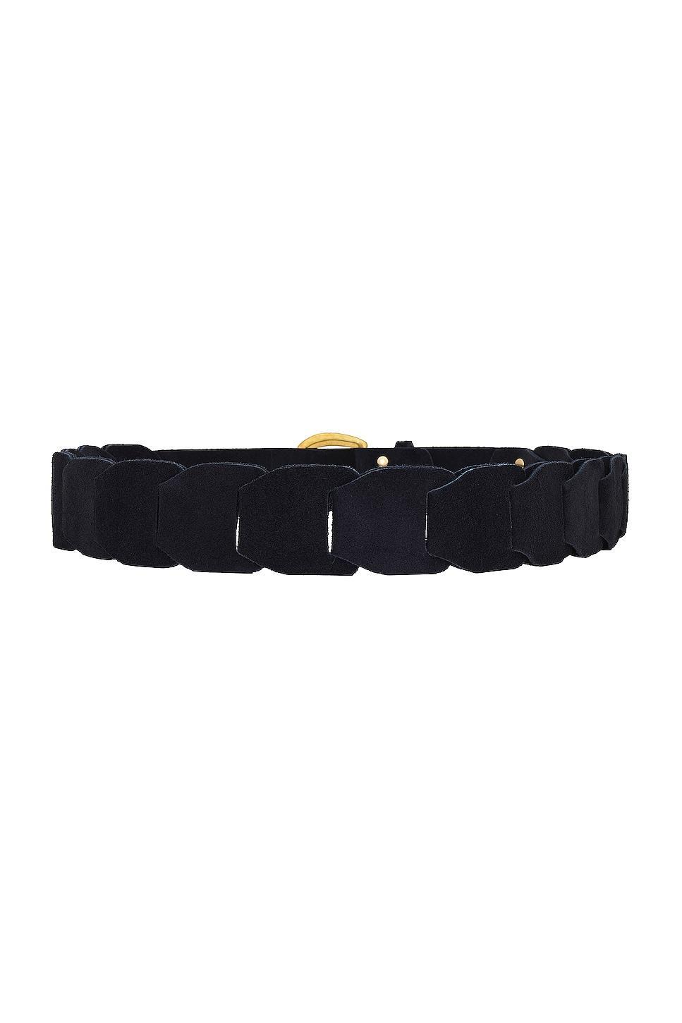 BODE Suede Link Belt Navy. (also in ). Product Image