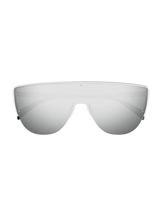 Men's Skull Metal Shield Sunglasses Product Image