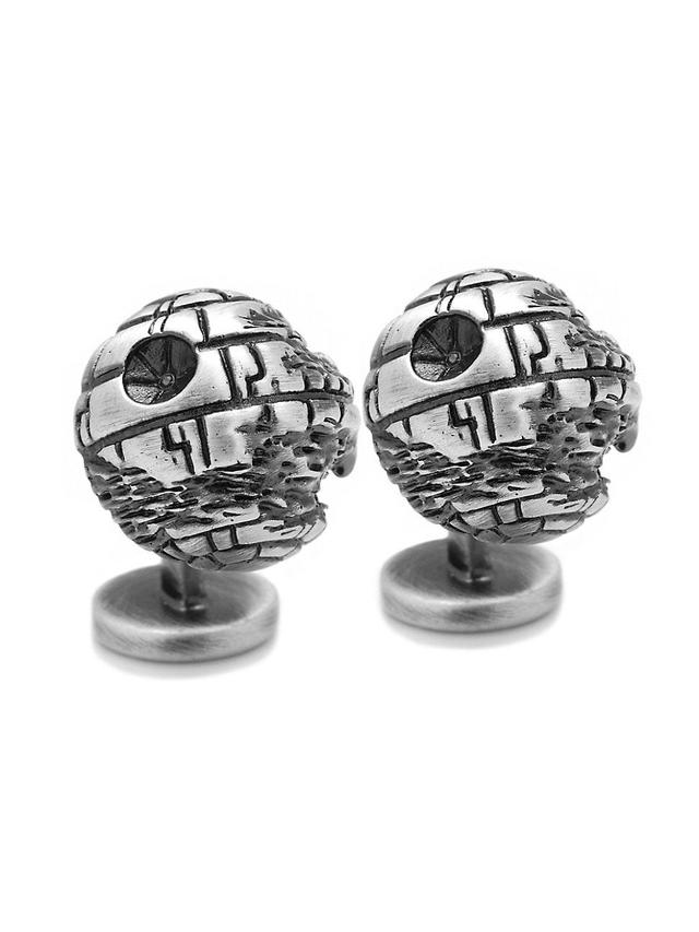 Mens Star Wars 3D Death Star Cuff Links Product Image