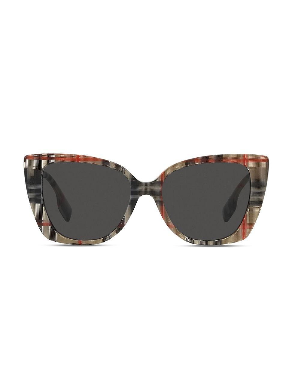 BURBERRY Women's Sunglasses, Meryl Be4393 In Vintage-like Check Product Image