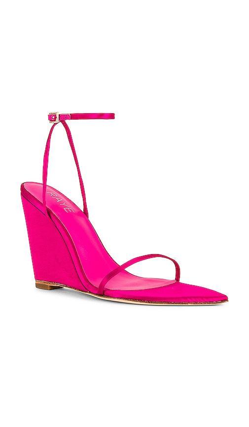 RAYE Estela Wedge in Pink. - size 8 (also in 8.5) Product Image