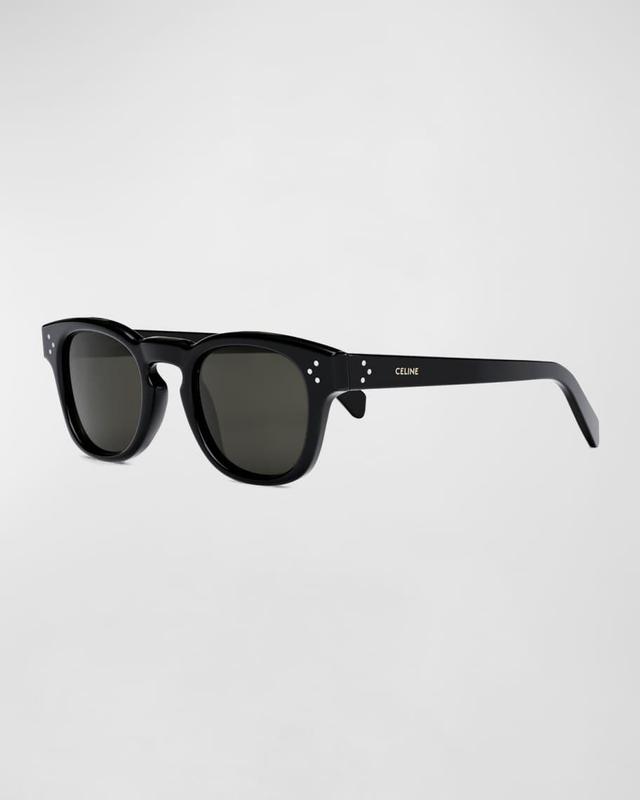 Mens Keyhole Bridge Square Sunglasses Product Image