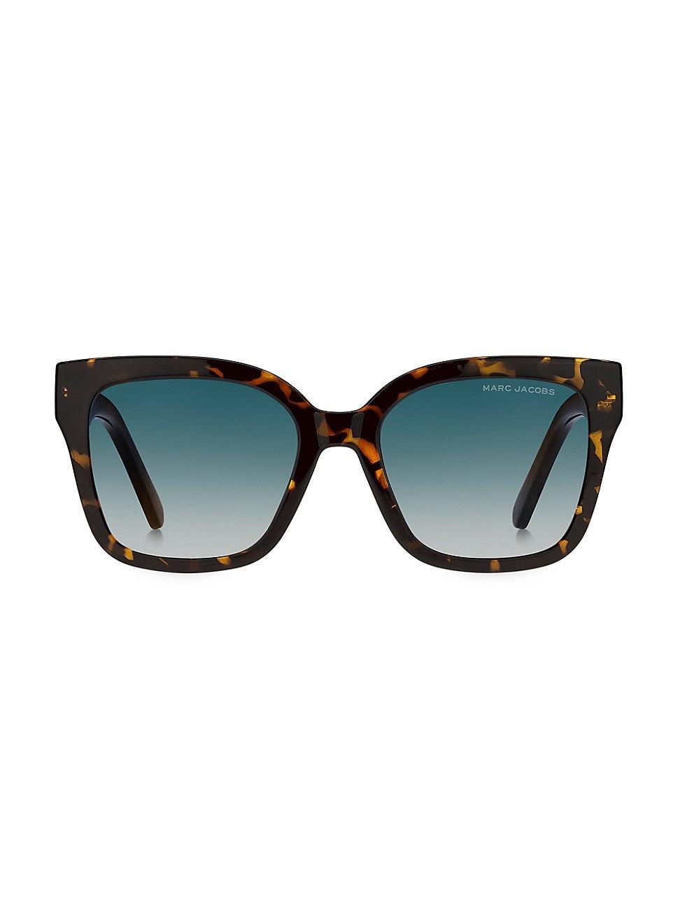 Womens 53MM Square Logo Sunglasses product image