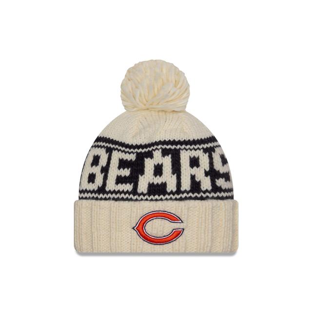 Chicago Bears 2024 Cold Weather Chrome Pom Knit Hat Female Product Image